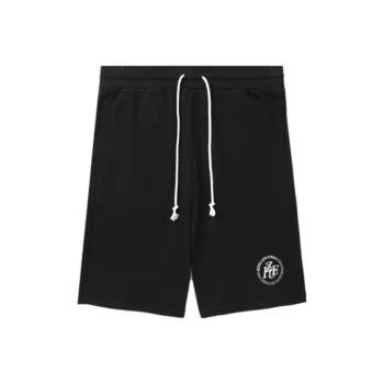 Izzue Drawstring waist Cotton Shorts