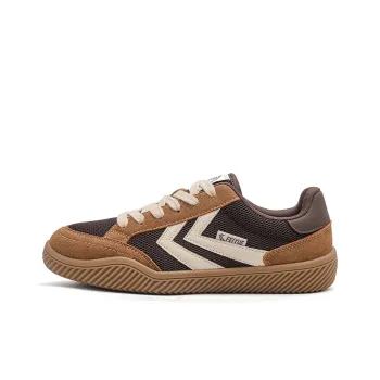Feiyue Abrasion Resistant, Lightweight, And Breathable Low Top Skateboard Shoes Women's Coffee Light Brown Beige