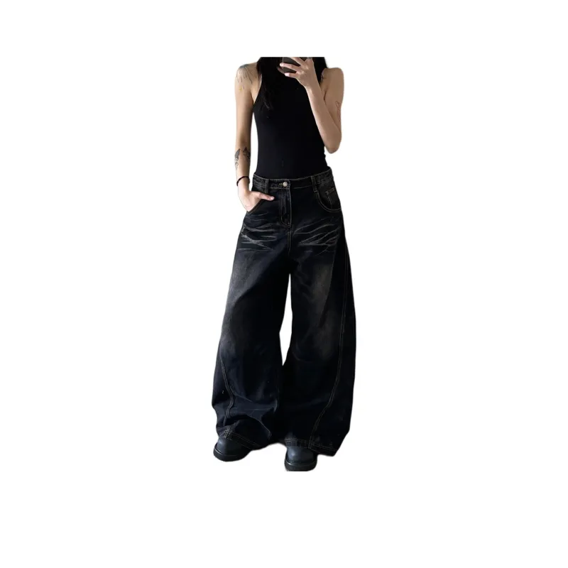 Pirkadat Jeans Unisex Black-1