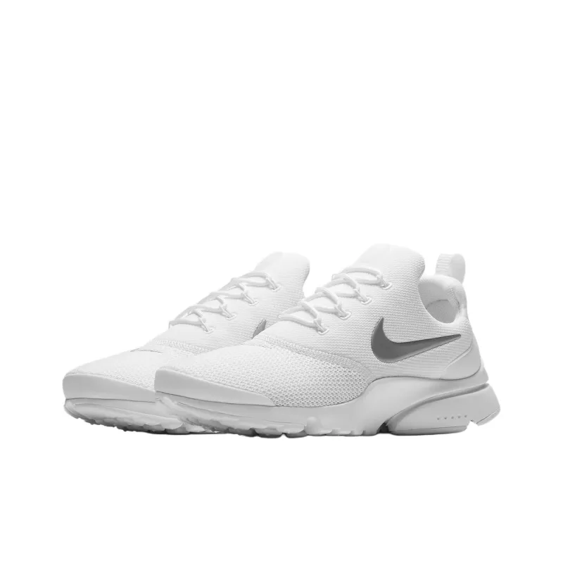 Nike Presto Fly Low Top Running Shoes Women's White-2