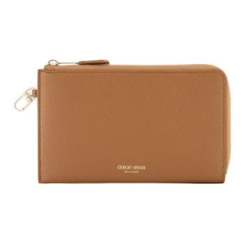 AMANI Leather Wallet Women's Camel