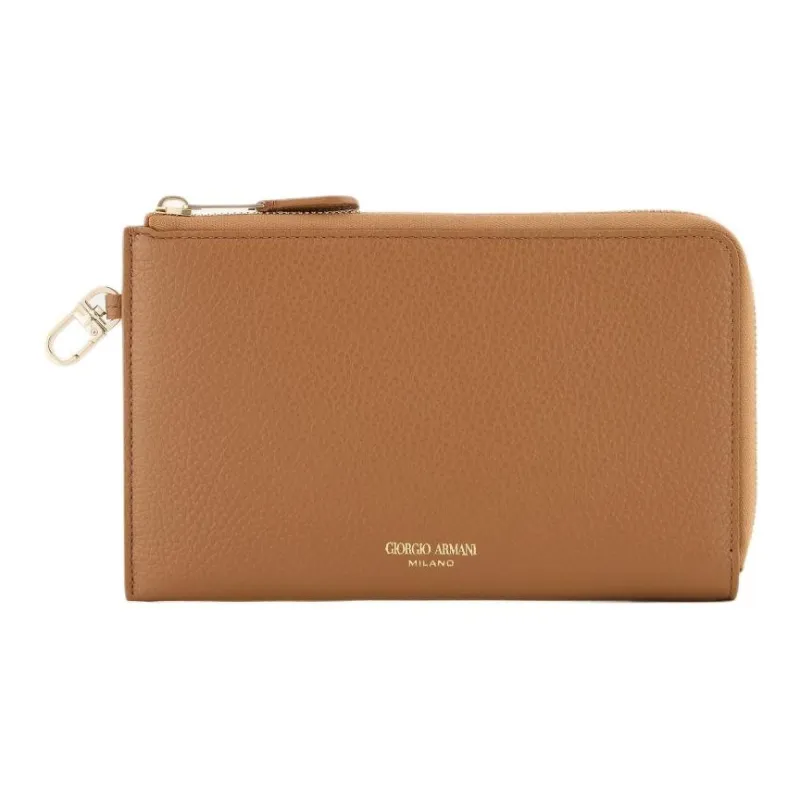 AMANI Leather Wallet Women's Camel-0