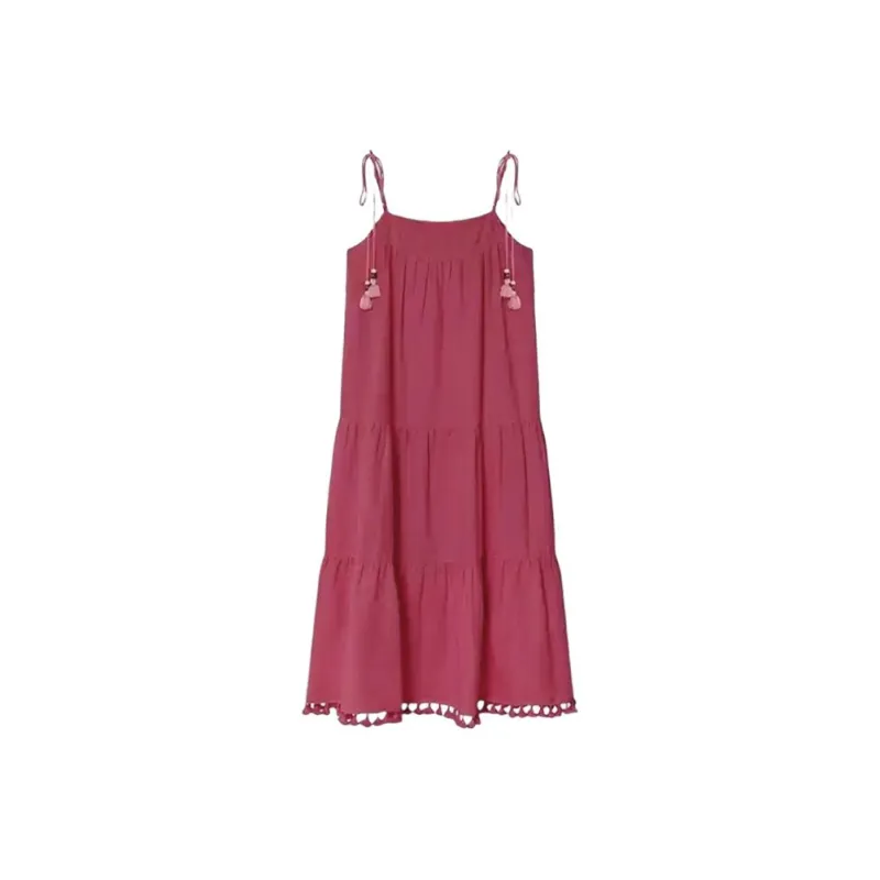 AHDO Slip Dresses Women's Fuchsia-0