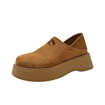 Tonlion Casual Single Shoes Women's Yellow