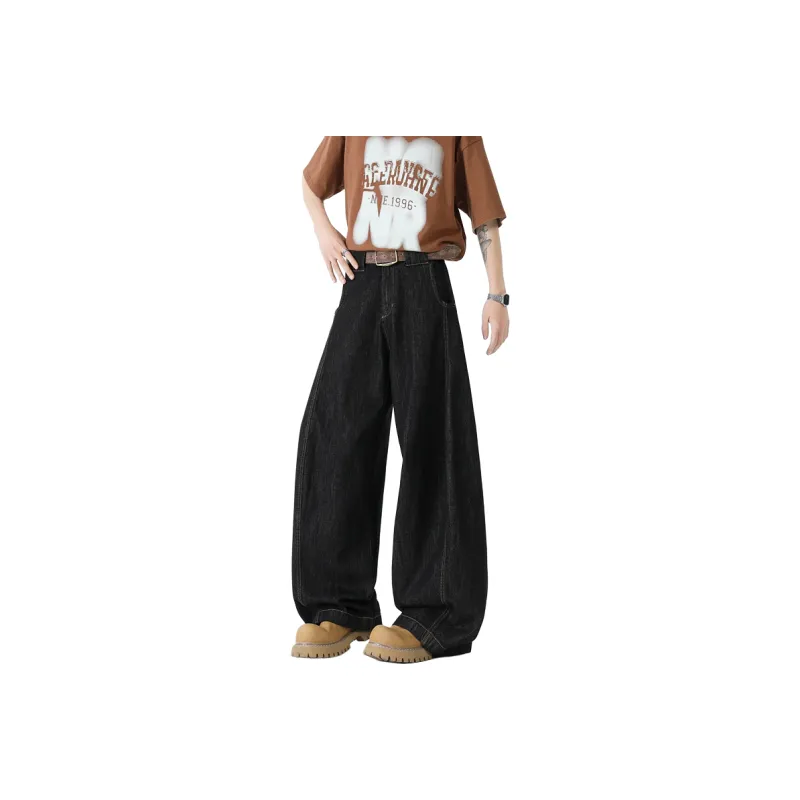 PANDA ADEVIL Jeans Unisex Black-0