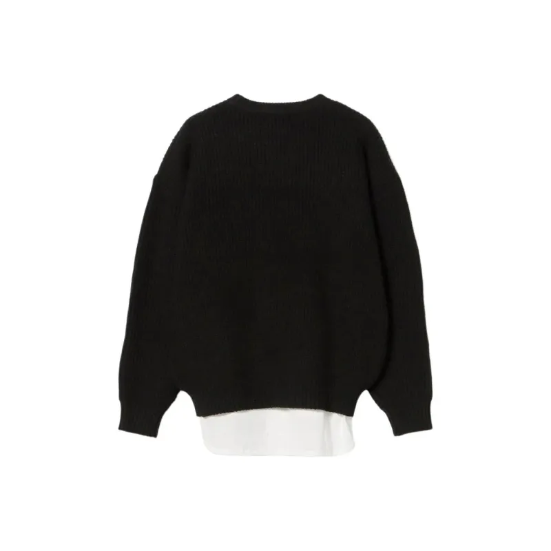 Beams Knitwear Men Clothing Sets Black+White-1