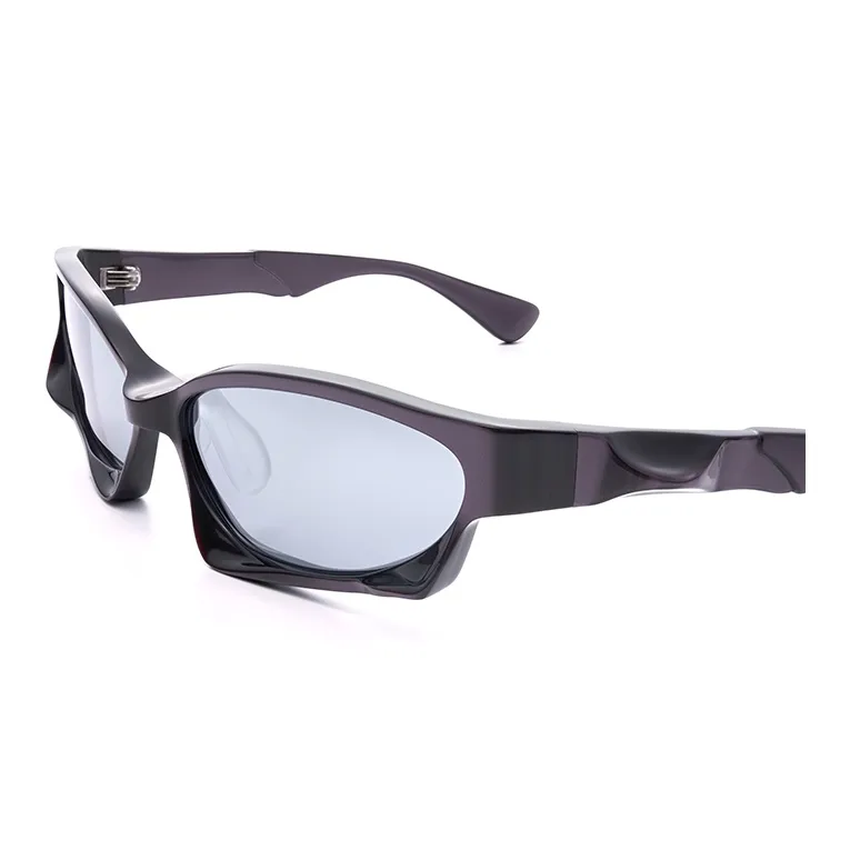 THE OWNER Plate Frame Irregular Shape Sunglasses Unisex-6
