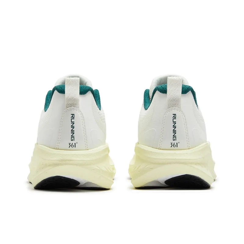 361° Blast Foam 4SE Slip Resistant, Abrasion Resistant, Breathable Low Top Casual Running Shoes Men's White Green-3