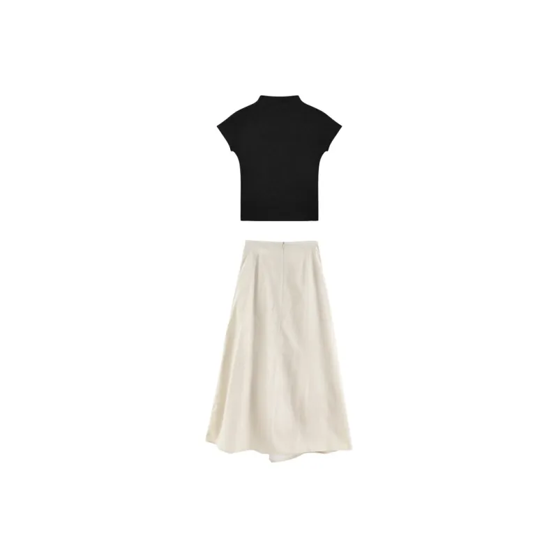 Cosyism Two Piece Skirt Sets Women's-8