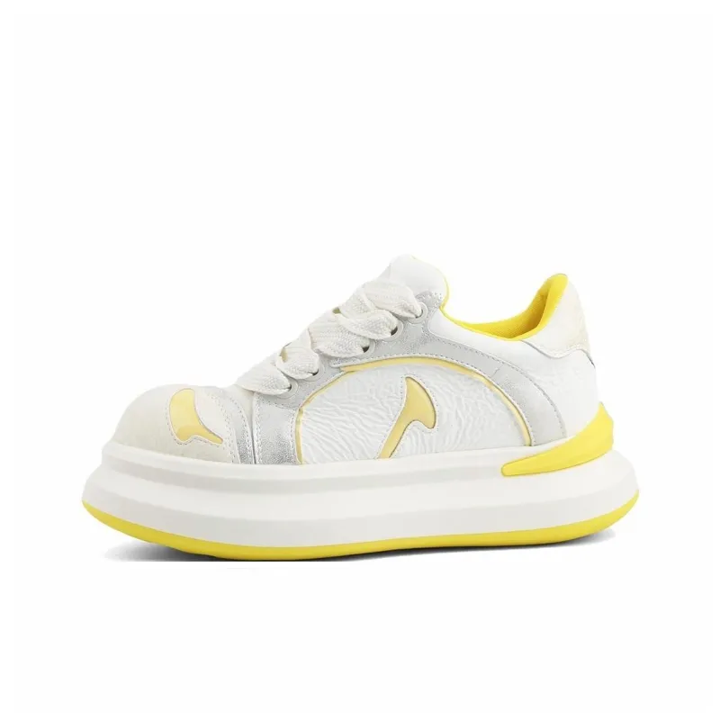 GDXF Slip Resistant Cushioning, Abrasion Resistant, Height Increasing Low Top Skateboard Shoes Women's-6