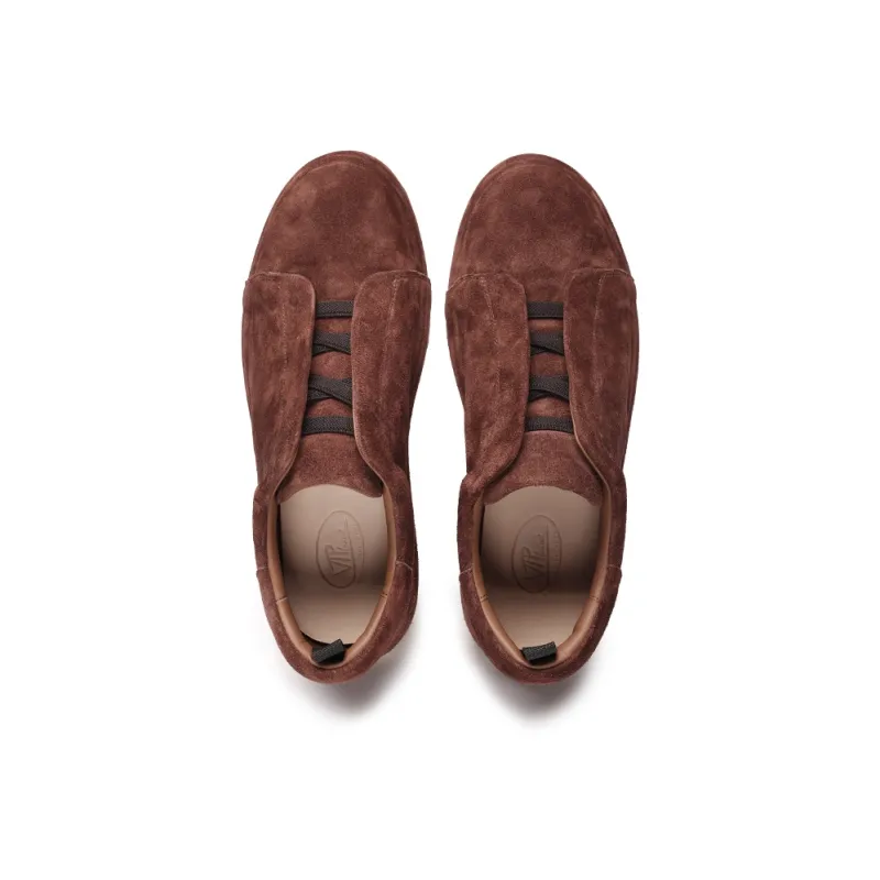 Viplander Low Top Casual Shoes Men's Coffee-2
