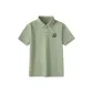 [7A Antibacterial Cool Style]Gray Pea Green (Tang Lion Badge Black Chest Logo)