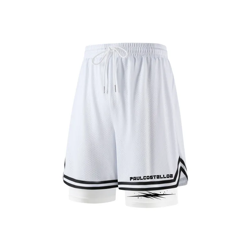 PAUL COSTELLOE Basketball Shorts Unisex-4