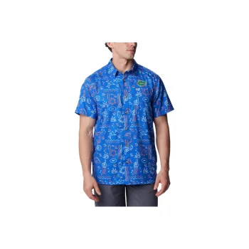 Columbia PFG Super Slack Tide Shirt Men's Blue