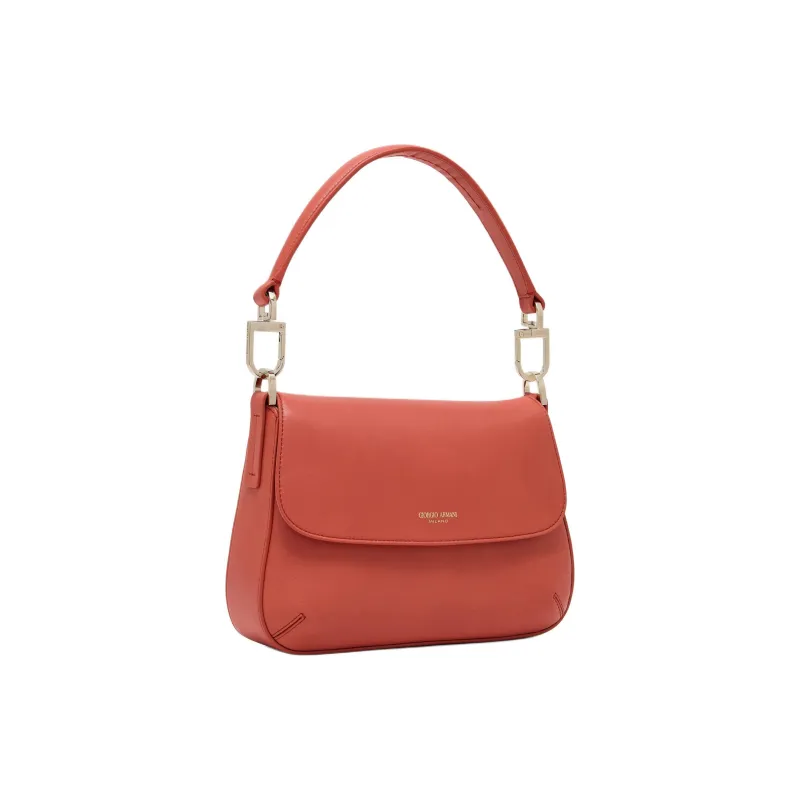 AMANI Calfskin Shoulder Bag, Crossbody Bag, Handbag Women's Orange-1