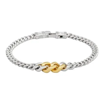 TOM WOOD Sterling Silver Dean Duo Chain Bracelet