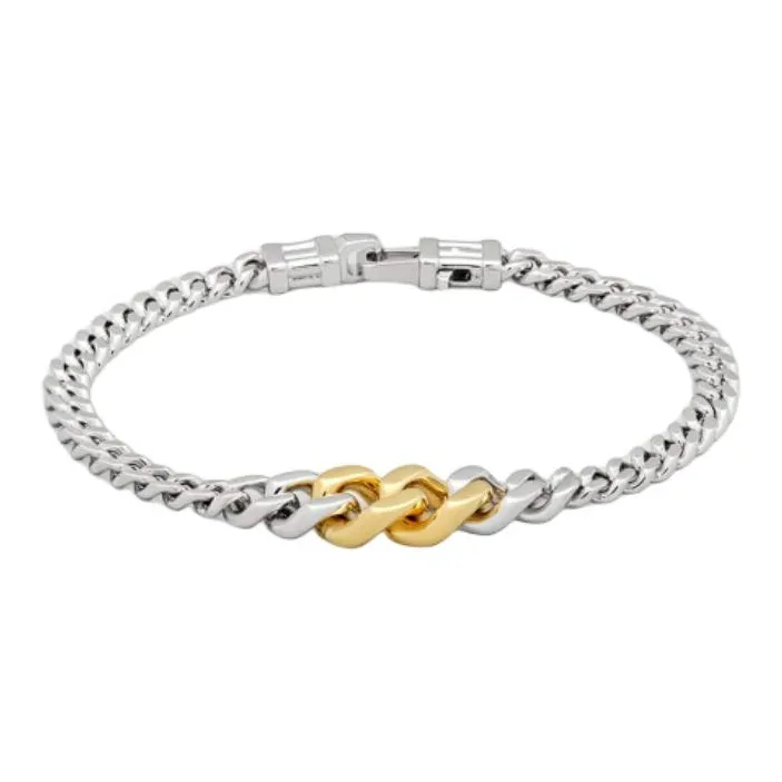 TOM WOOD Sterling Silver Dean Duo Chain Bracelet-0