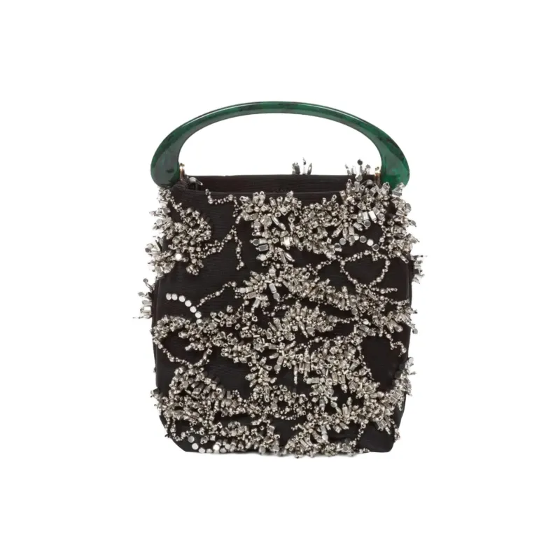 DRIES VAN NOTEN Leather Shoulder Bag, Crossbody Bag, Handbag Women's Black-1