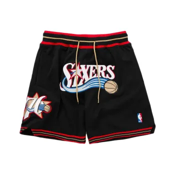 Mitchell & Ness x NBA Philadelphia 76ers Casual Shorts Men's Black White
