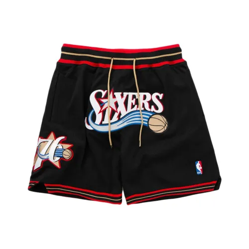 Mitchell & Ness x NBA Philadelphia 76ers Casual Shorts Men's Black White