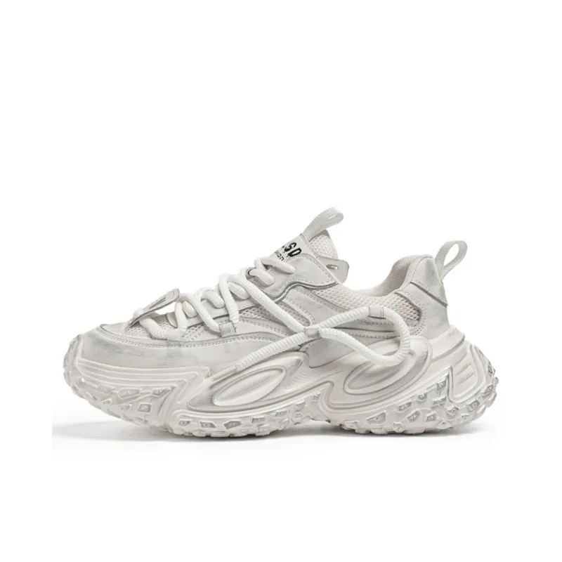 HACKBUTEER Low Top Chunky Sneakers Men's Box Included-5