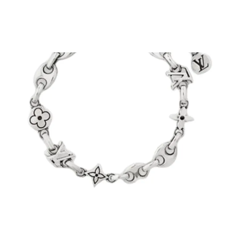 LOUIS VUITTON Silver Bracelets Men's Silver-2