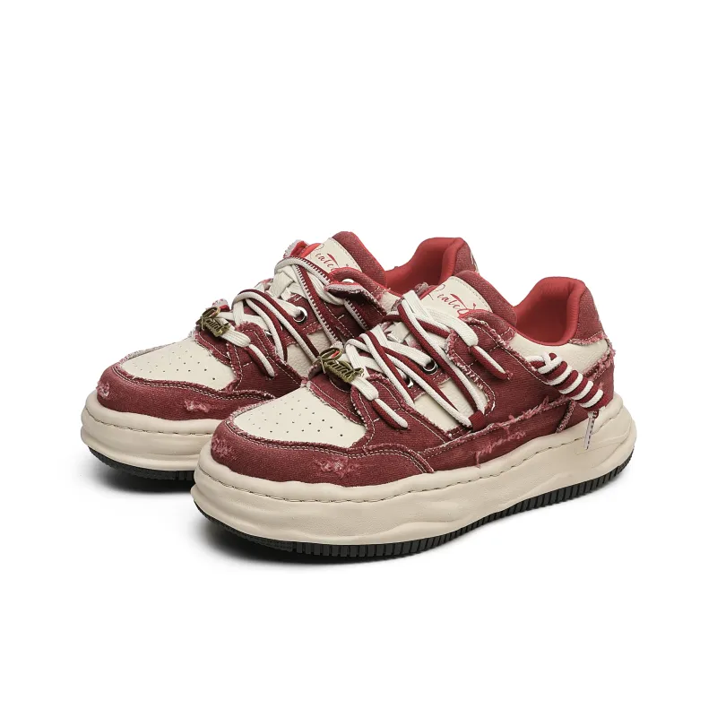 Hong Kong Meng Slip Resistant, Breathable, Height Increasing Low Top Casual Shoes Unisex-6