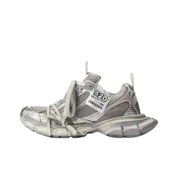 Balenciaga 3XL 520 Limited Collection Low Top Chunky Sneakers Men's Silver