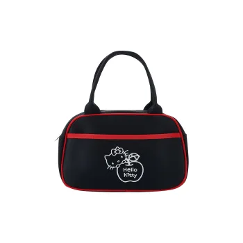 Sanrio Hello Kitty Fabric Handbag Women's Black