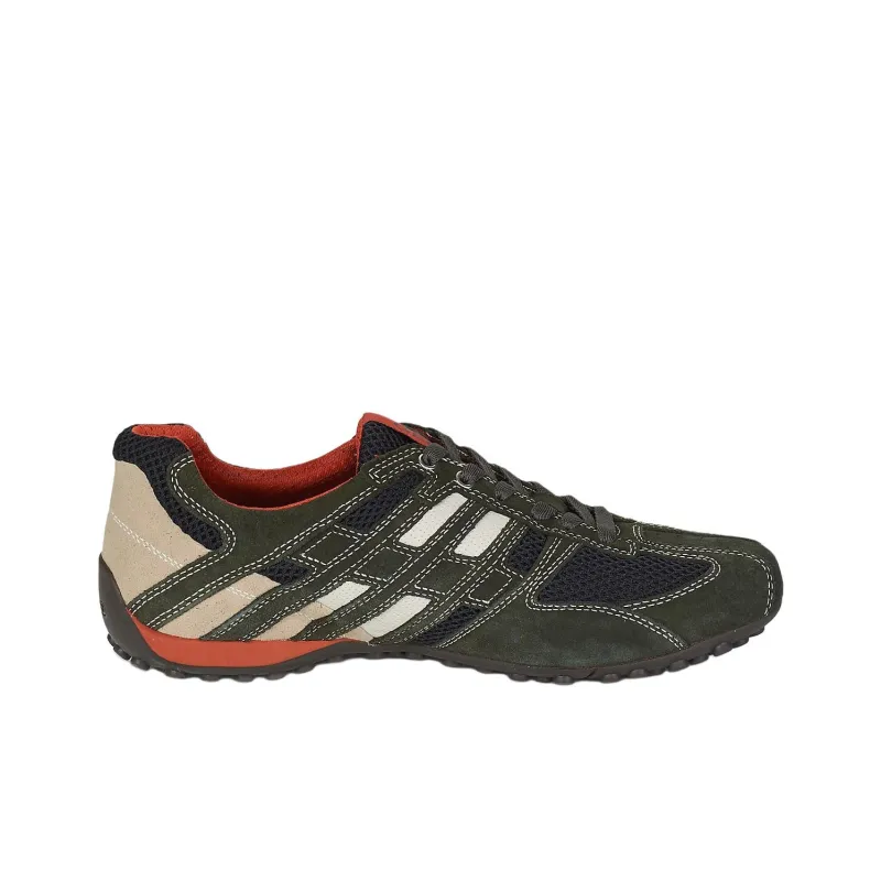 GEOX Low Top Casual Shoes Men's Gray Green-1