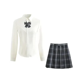SHENBEI JK Two Piece Skirt Sets Women's