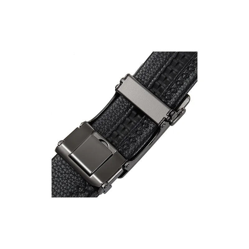Yalu Alloy Leather Belts Men's Width 3.5CM-3