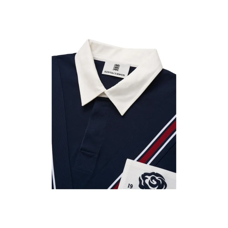 KENT&CURWEN Rose Collection SS25 Polo Shirt Men's Navy Blue-2