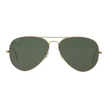RayBan Metal Aviator Sunglasses Unisex Gold
