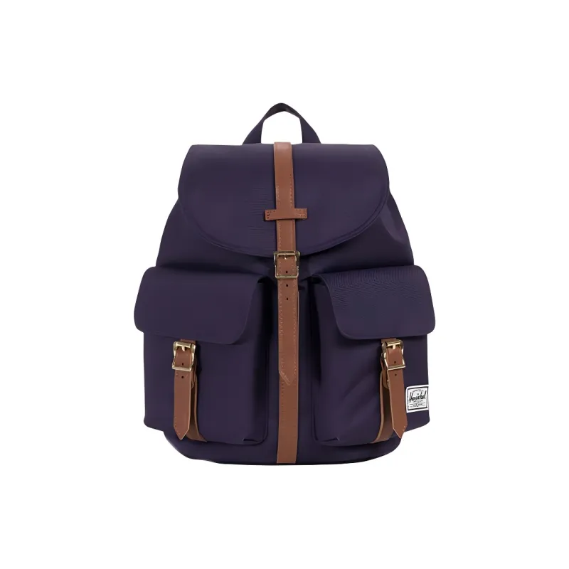 Herschel Polyester Backpack Unisex Dark Purple-0