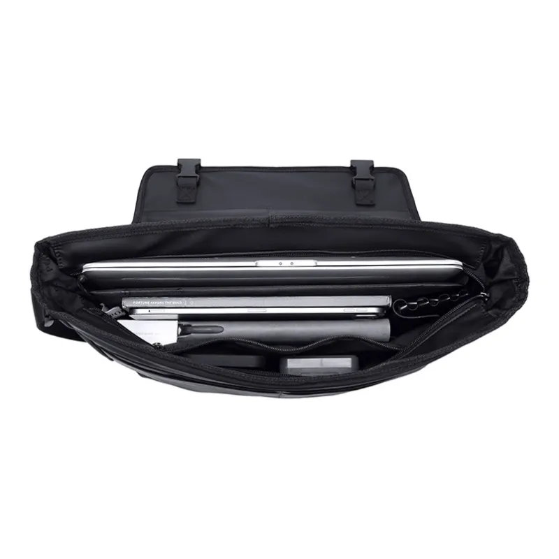 POLO Fabric Shoulder Bag Regular Men's Black-3
