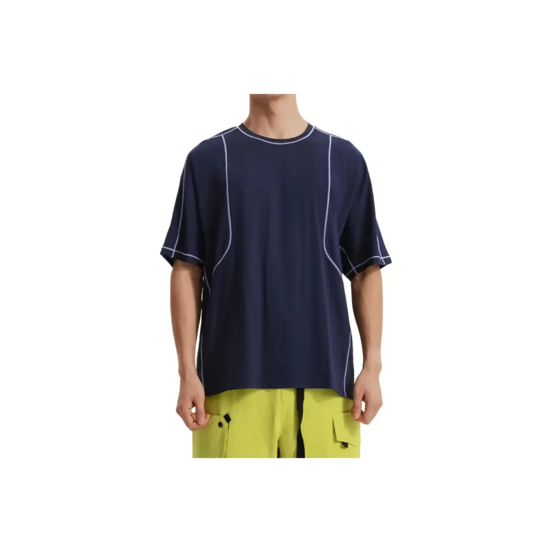 DECATHLON T Shirt Men's Blue Black-0