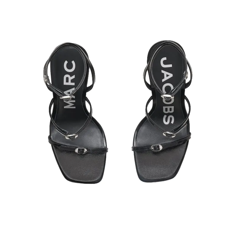 MARC JACOBS Daisies One Strap Sandals 10cm Women's Black-5