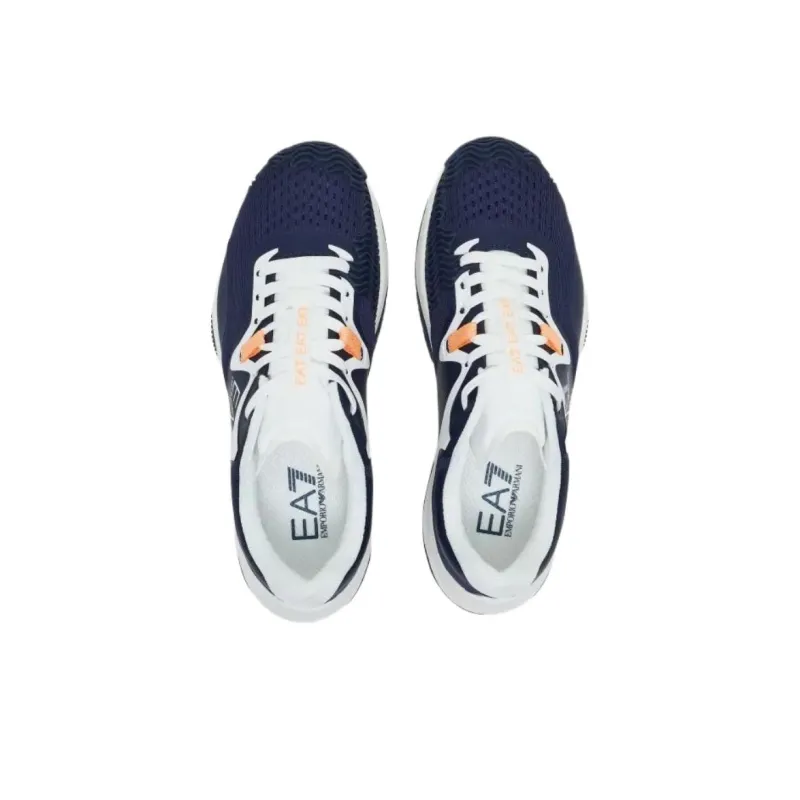 EMPORIO ARMANI EA7 Low Top Casual Shoes Unisex Dark Blue-3