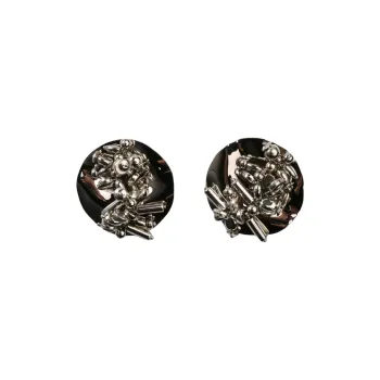 DRIES VAN NOTEN Brass Earrings Unisex Gold