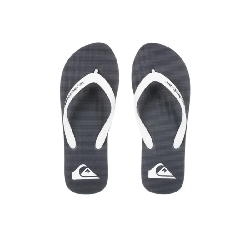 Quiksilver Molokai Core Flip Flops Men's Black White-2
