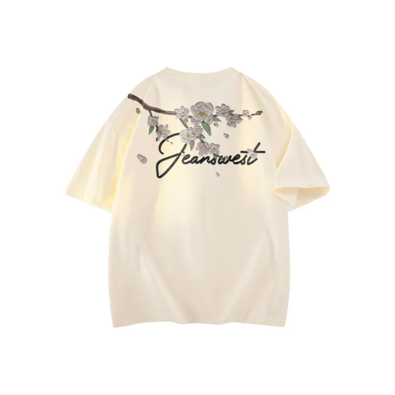 JEANSWEST Short Sleeved T Shirts Unisex-17