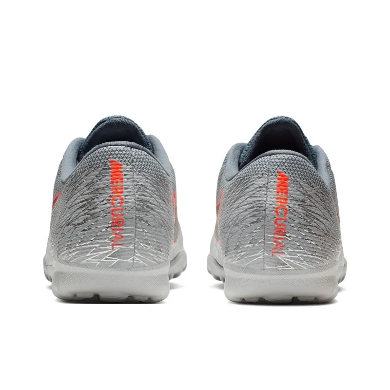 Nike Vapor 12 Anti Slip Wear Resistant Soccer Shoes Men's Gray-3