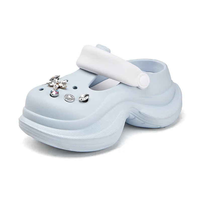 La Chapelle Closed Toe Mesh Slippers-10