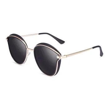 VEGOOS TR/Memory Plastic Metal Cat Eye Sunglasses Women's