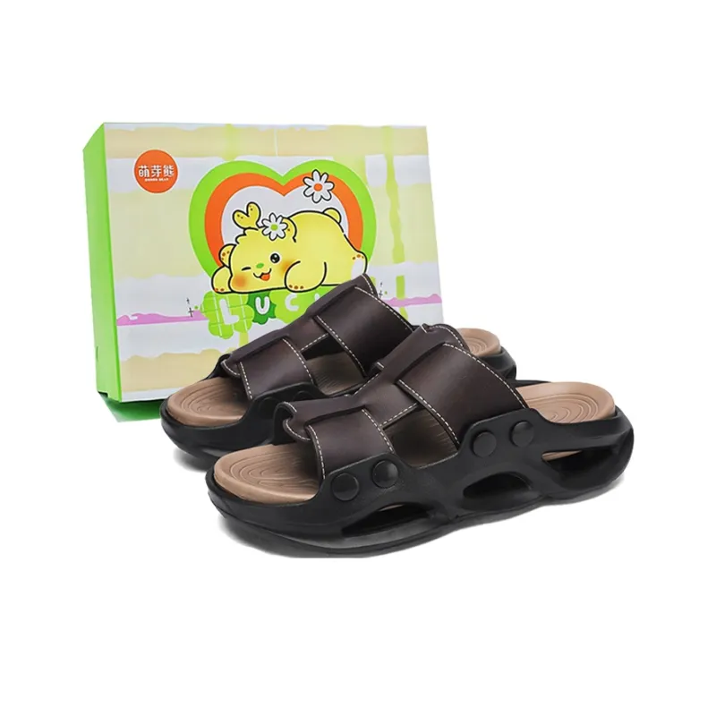 Budding Bear Slip Resistant Odor Resistant Abrasion Resistant Slide Slippers Men's-4