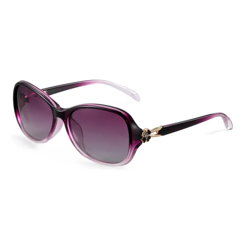 COLORE.IN TR/Memory Plastic Round Sunglasses Women's-2
