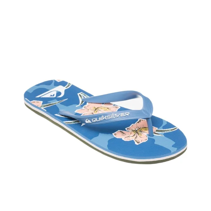 Quiksilver Molokai Art 25 Flip Flops Men's Blue-1