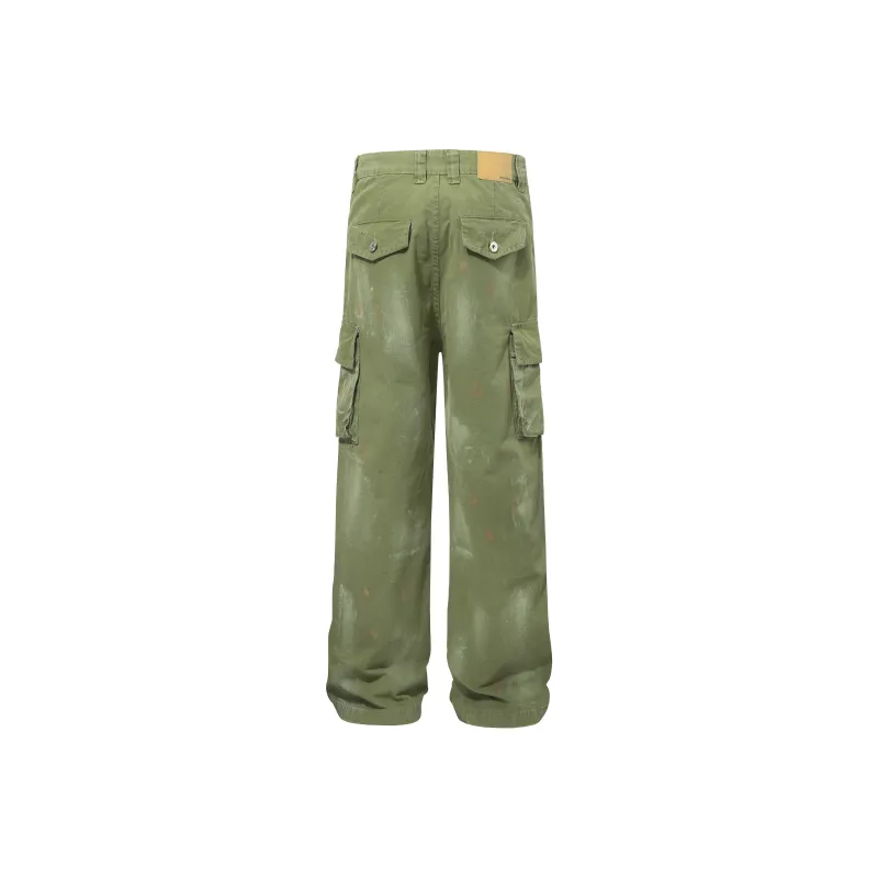 BEAR UNION Cargo Pants Women's Grass Green-1