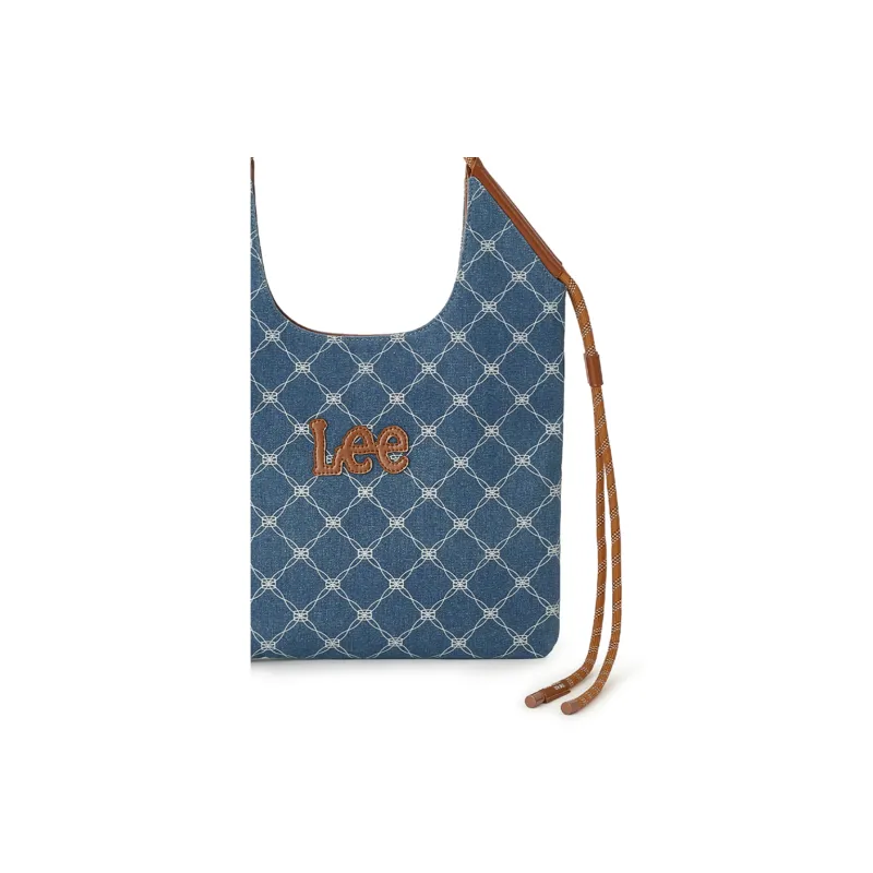 Lee Fabric One Shoulder Handbag Regular Women's Dark Blue-5